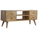 Solid Wood Nordic Entertainment Unit