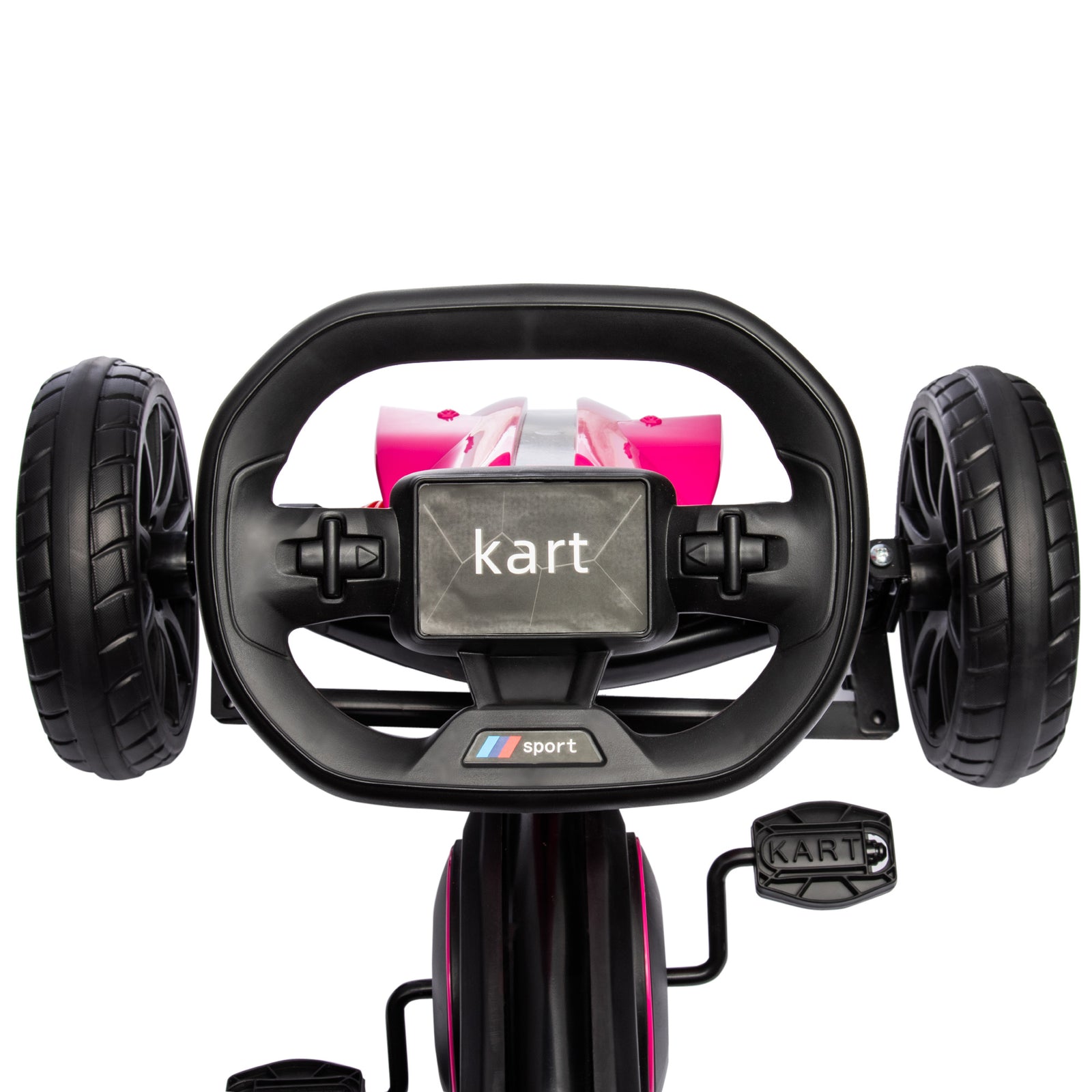 Pedal Go Kart W/eva Tyres, Handbrake | Pink
