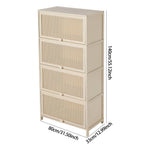 Bamboo Freestanding Sideboard Storage Cabinet