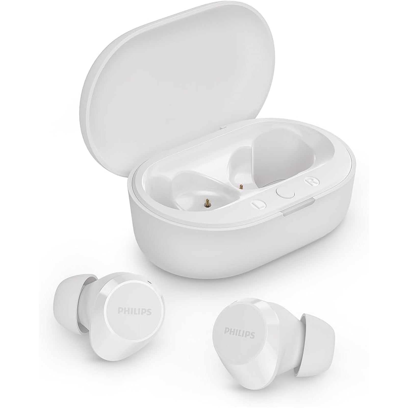 TAT1209 True Wireless Earphones With Portable Charging Case | White