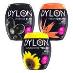 Fabric Dye Pod Multipack – Black, Fresh Orange & Sunflower Yellow