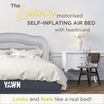 Air Bed Deluxe With Custom Fitted Sheet | Double