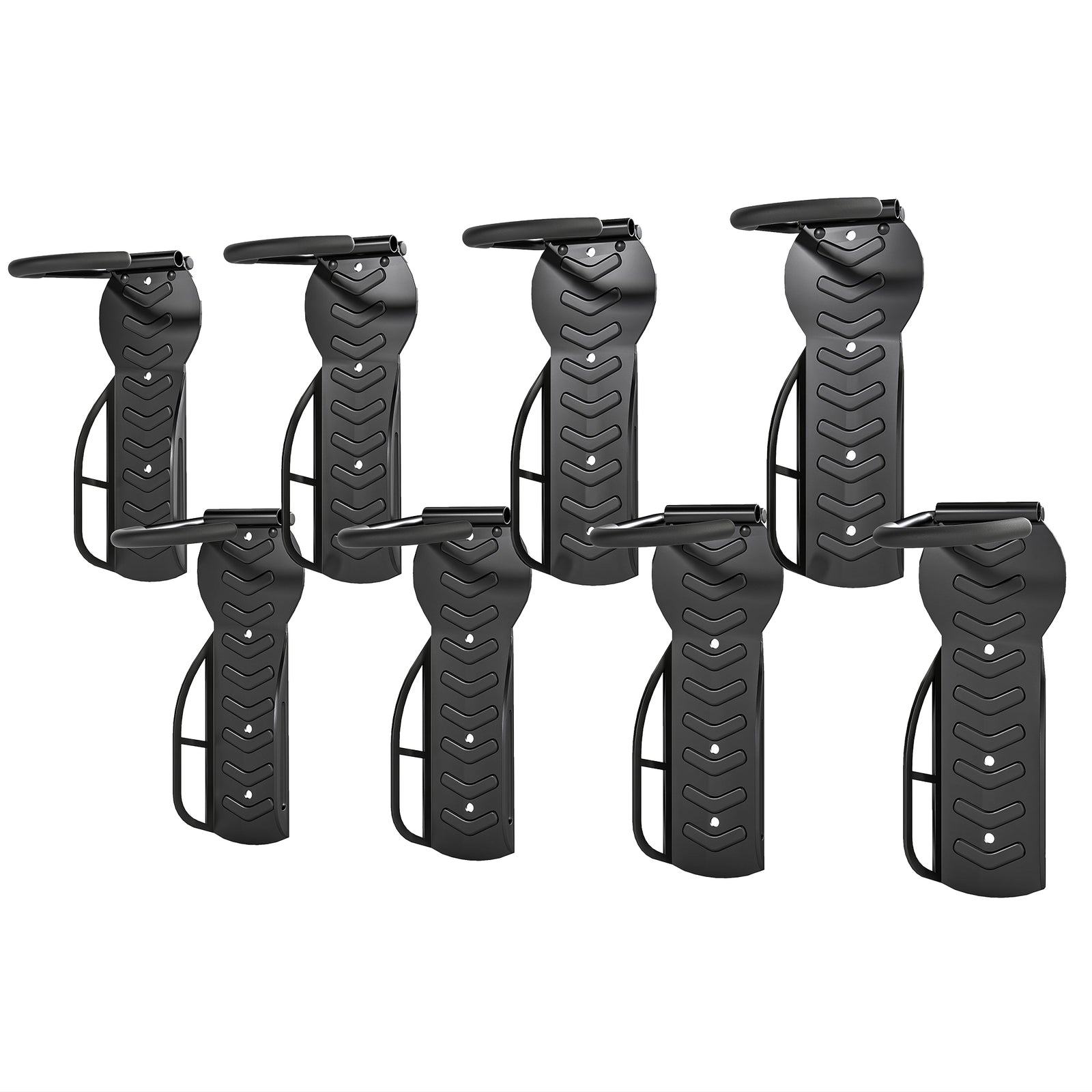 8 Pack Bike Rack, Wall Mounted Bike Hooks For Garage