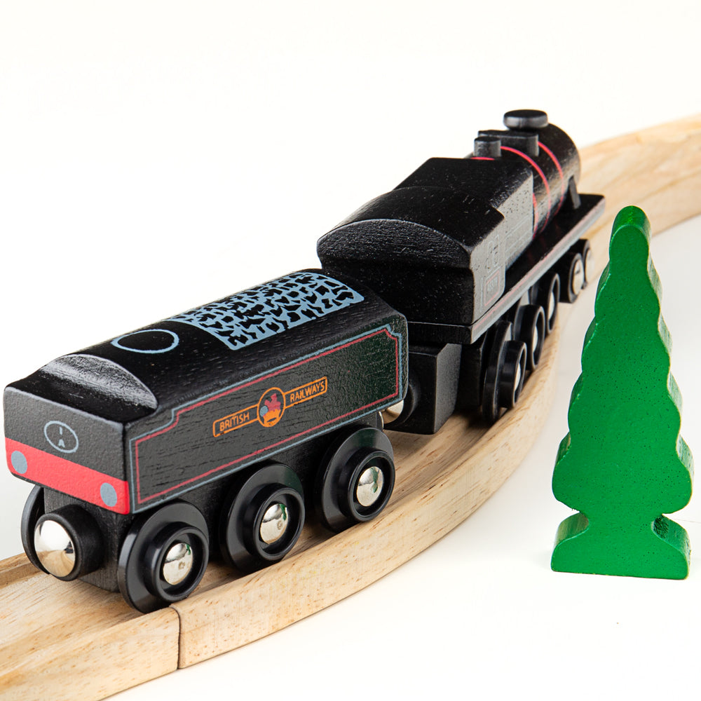 Wooden Replica of the Black 5 Train Engine