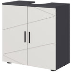 10x20/20x20cm "u" Cut-out Bathroom Vanity Unit | Large | Light Slate Gray