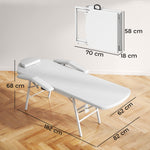 HOMCOM Adjustable Massage Table For Spa