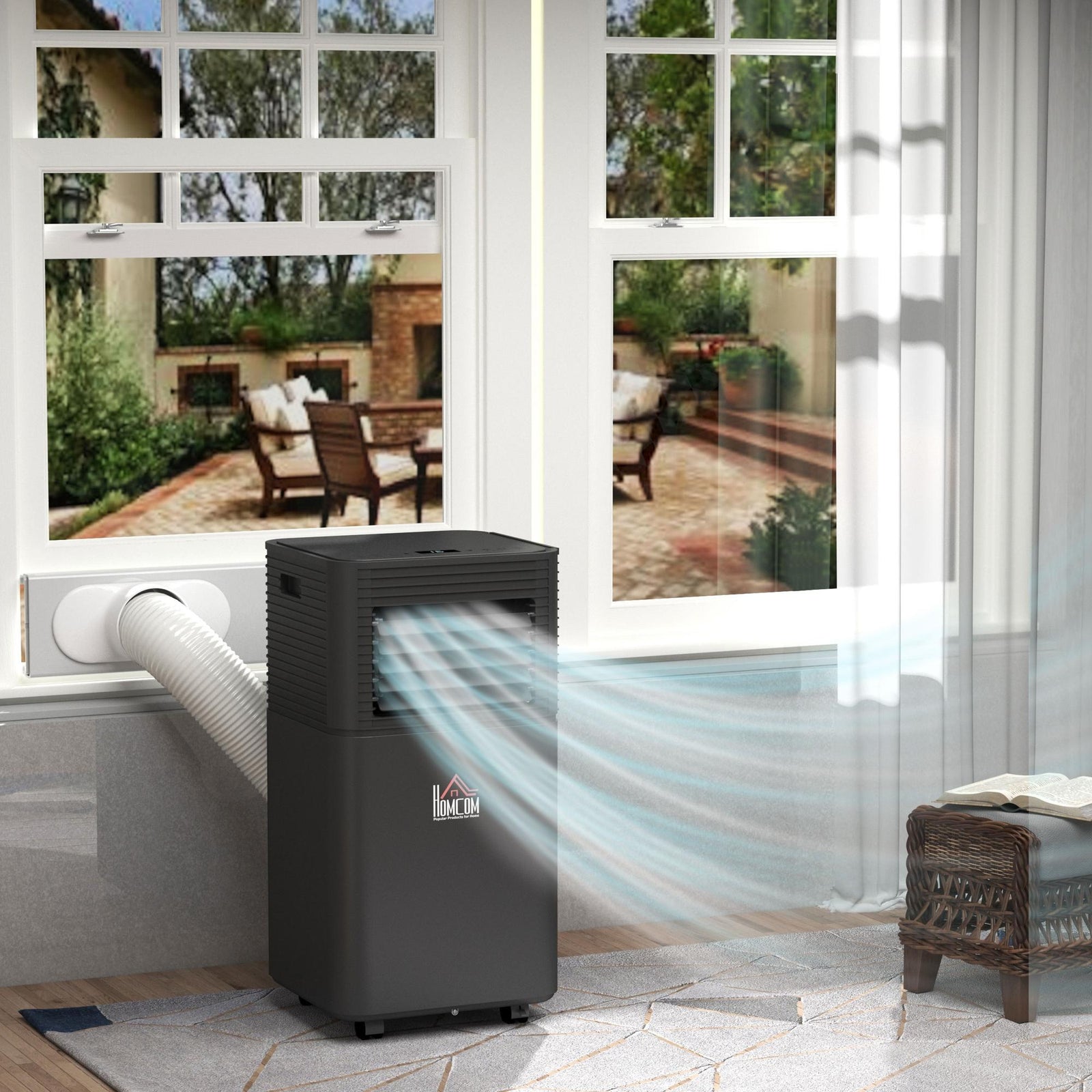 8000 Btu Portable Air Conditioner Timer Home Office