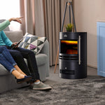 Fireplace Electric Heater Stove With Thermostat Control