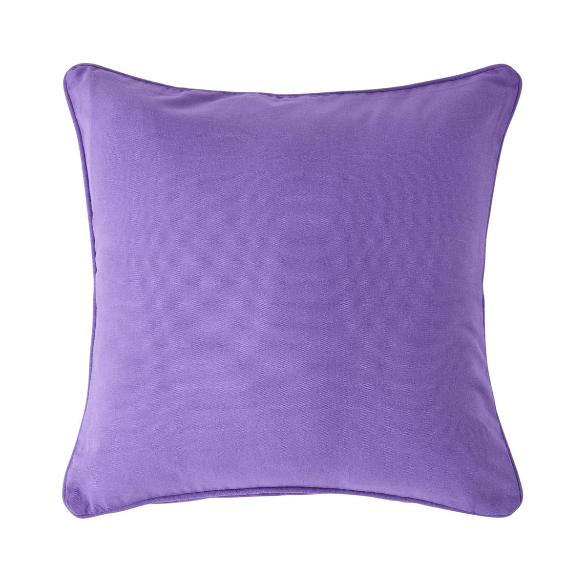 Cotton Plain Cushion Cover | 60cm x 60cm | Purple