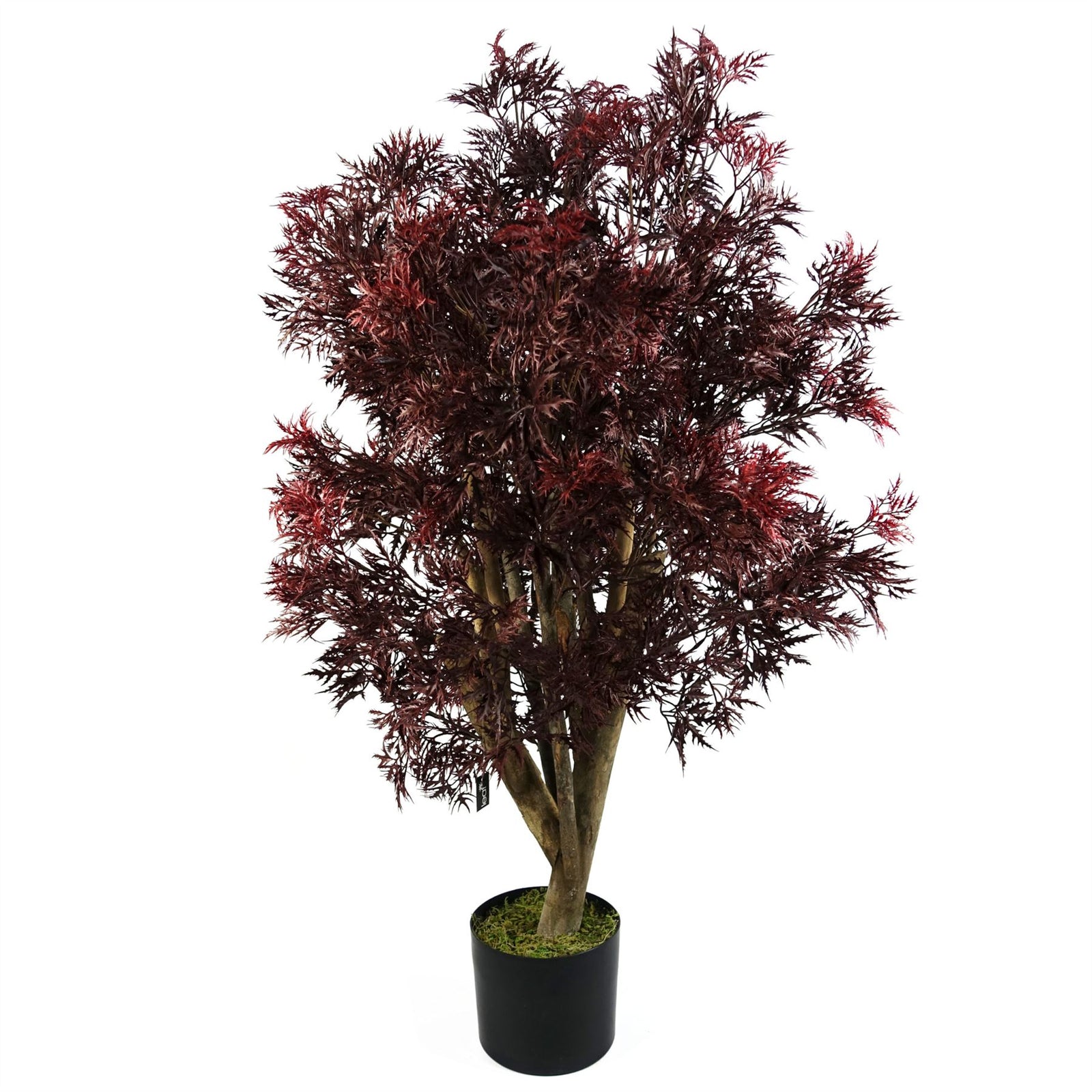 120cm Red Aralia Tree Artificial Uv Resistant Outdoor