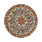 35cm Dia X 54cm H Outdoor Mosaic Accent Side Table Plant Stand | Multi Colour
