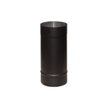 Flue Pipe Straights Various Sizes for 5" inch (125mm) | 300mm | Black