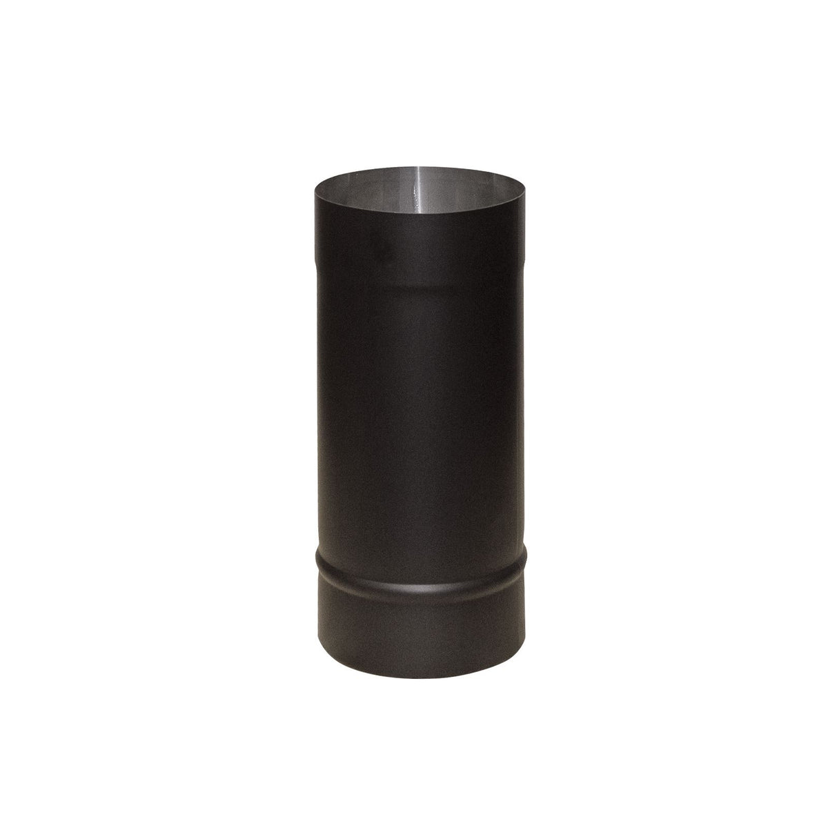 Flue Pipe Straights Various Sizes for 5" inch (125mm) | 300mm | Black