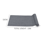 Lifeideas Plain 3d Striped Linen Textured Non-woven Wallpaper