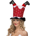 Santa Stuck In Chimney Hat