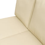 2 Seater Outdoor Seat Cushions, Water Repellent W/ Backrest | Beige