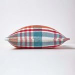 Tartan Cotton Falun Cushion Cover | 45cm x 45cm | Red