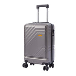20"suitcase With Combination Lock | Dark Grey