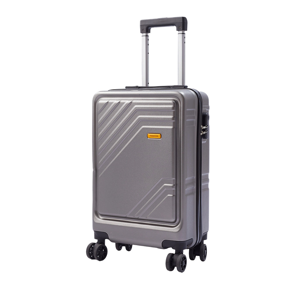 20"suitcase With Combination Lock | Dark Grey