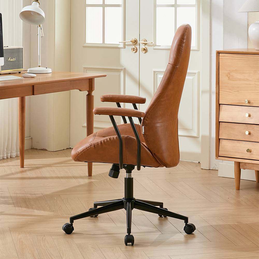 Mid-century Modern Office Chair With Casters