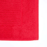 Imperial Plain Turkish Cotton Bath Mat | 50 x 80cm | Red