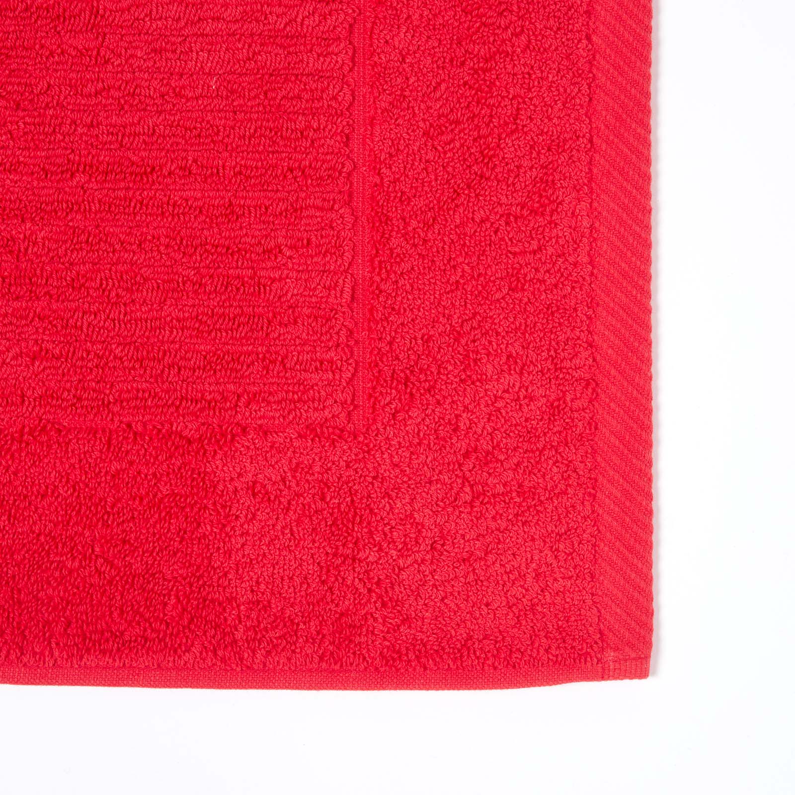 Imperial Plain Turkish Cotton Bath Mat | 50 x 80cm | Red