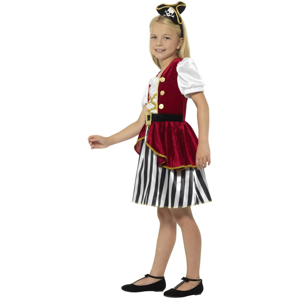 Deluxe Pirate Girl Costume | Age 7-9