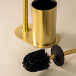 Paper Holder With Toilet Brush, Matt Black, Architect S+ Collection