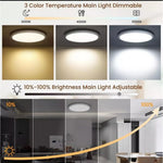 Bath Plus TB+ Dimmable Led Flush Mount Ceiling Light
