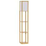 Floor Lamp Reading Lamp With 3-tier Storage Shelf Acrylic | One Size | Natura