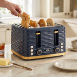 Toaster With 4 Slot, 7 Browning Levels, 1860w, Ripple