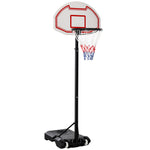 155-210cm Adjustable Basketball Stand | White