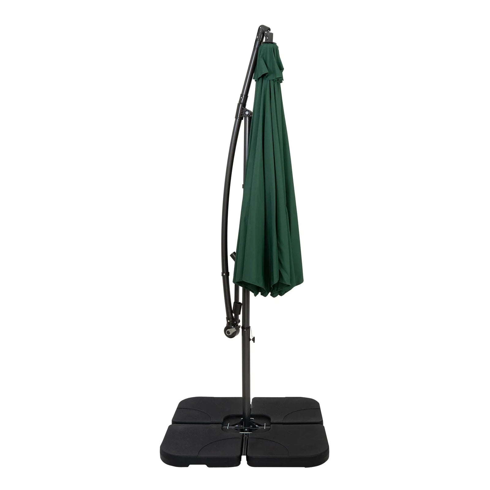 Cantilever Parasol 3m With Square Base | Green
