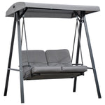 2 Seater Garden Outdoor Swing Chair Hammock W/ Steel Frame