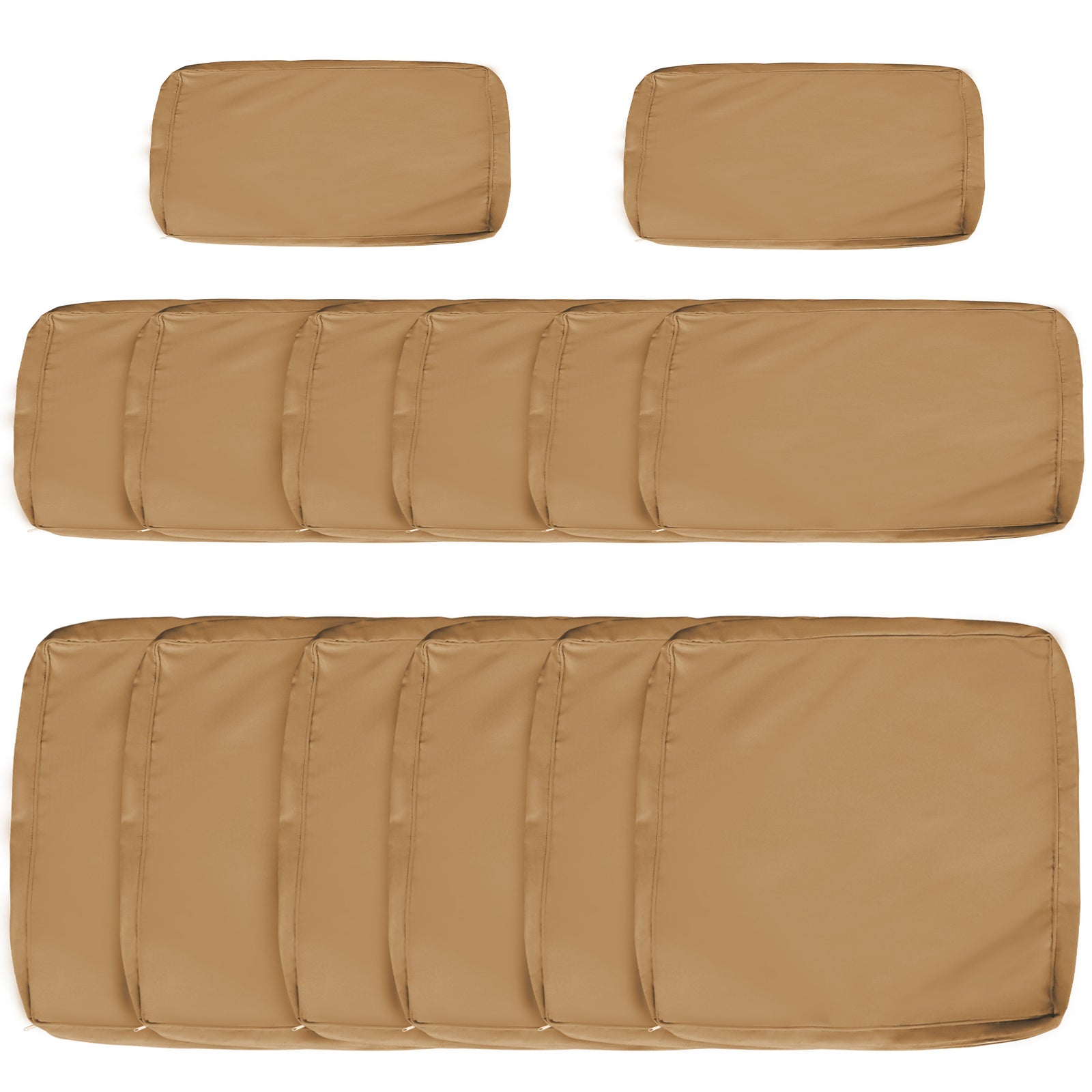 Outdoor Sofa Cushion Covers | Dark Beige