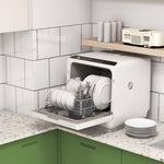 Table Top Dishwasher With 4 Place Settings 6 Programmes | One Size | White