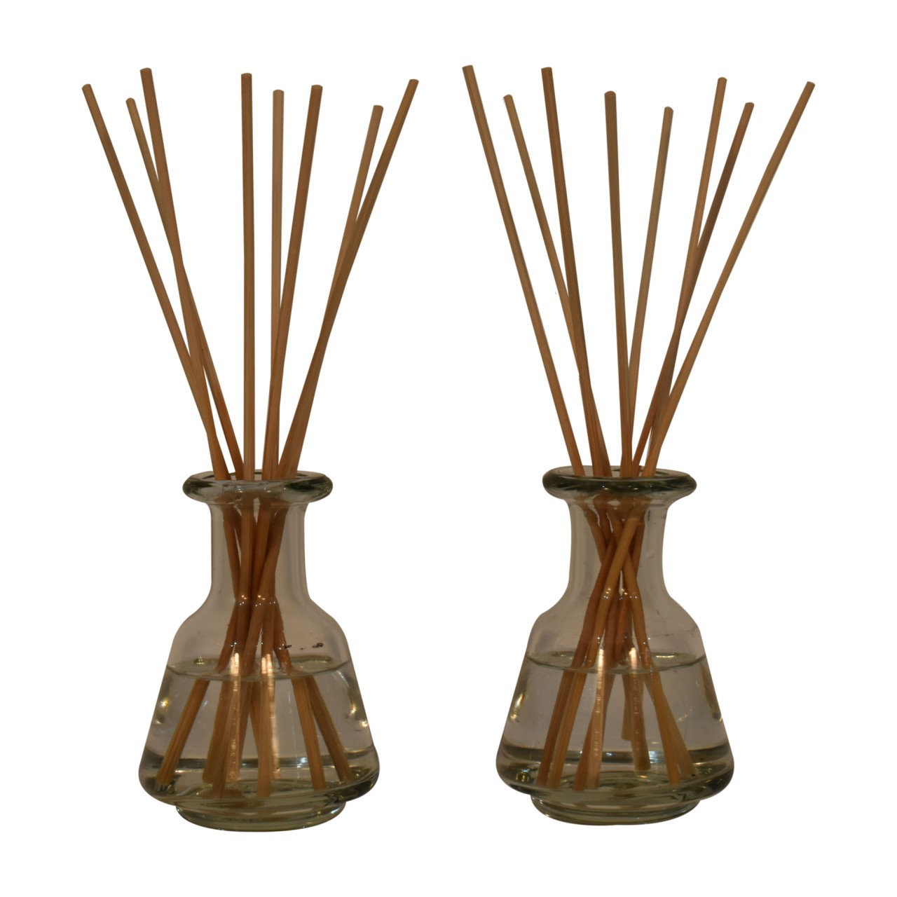 Adira Glass Bottle Diffuser Set (mandarin & Apple Cinnamon)