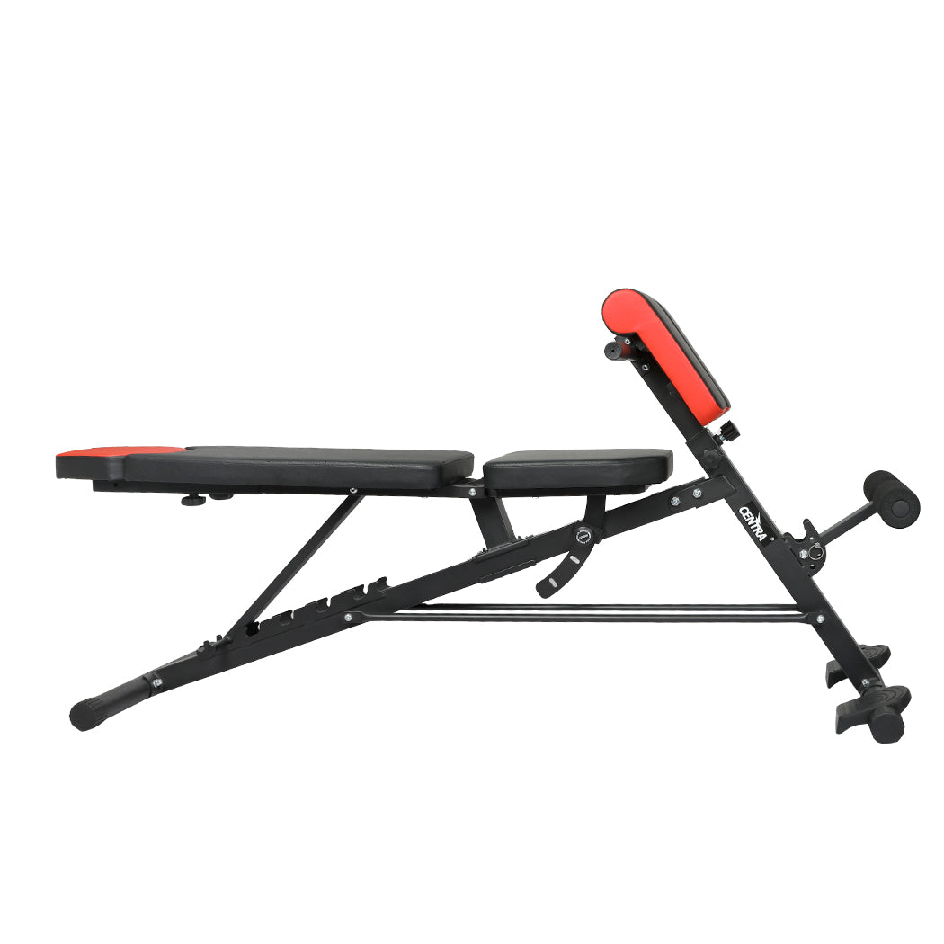 Centra Adjustable Workout Bench Roman Chair 8-position Backrest Home Gym 300kg