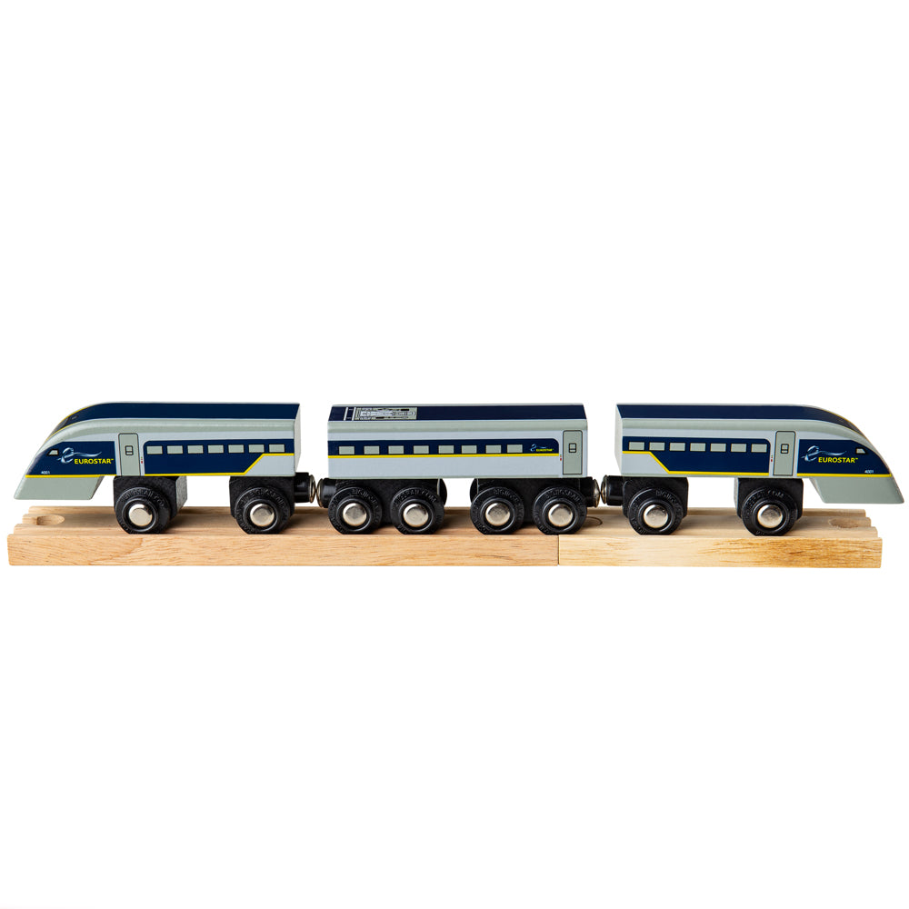 Wooden Replica of the Eurostar Train