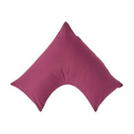 Egyptian Cotton V Shaped Pillowcase 200 Tc | V Shape | Plum