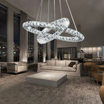 Modern Adjustable Crystal Led Pendant Light