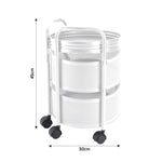 2-tier Kitchen Rotating Storage Rack