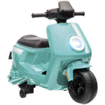 6v Kids Electric Motorbike With Headlight And Music | Green