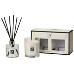 Aroma Naturals London Minimalist Luxe Candle & Reed Diffuser Gift Set Purete Noir Scent