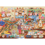 Bulls In A China Shop - 1000 Piece Jigsaw Puzzle For Adults