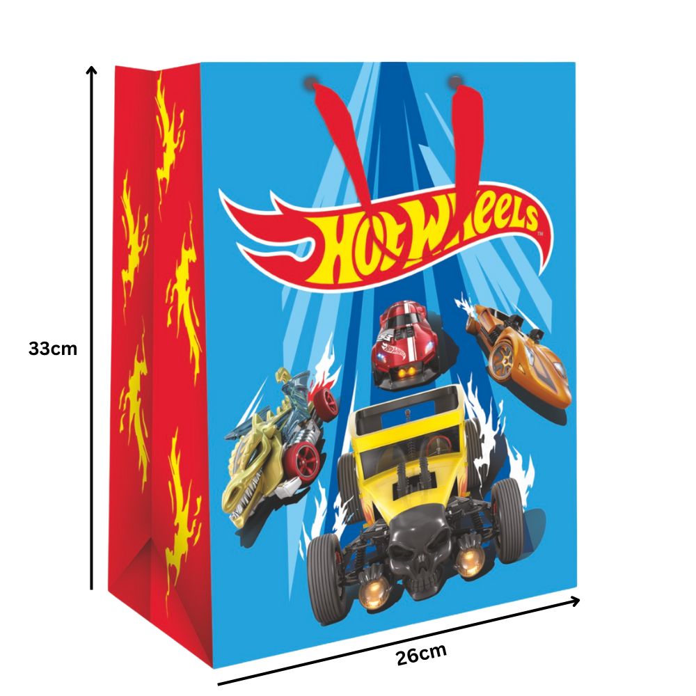 Hot Wheels Medium Gift Bag Official Product