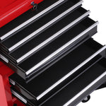 Portable Toolbox Tool Box Top Chest Cabinet Garage Storage Roll Cab Red New