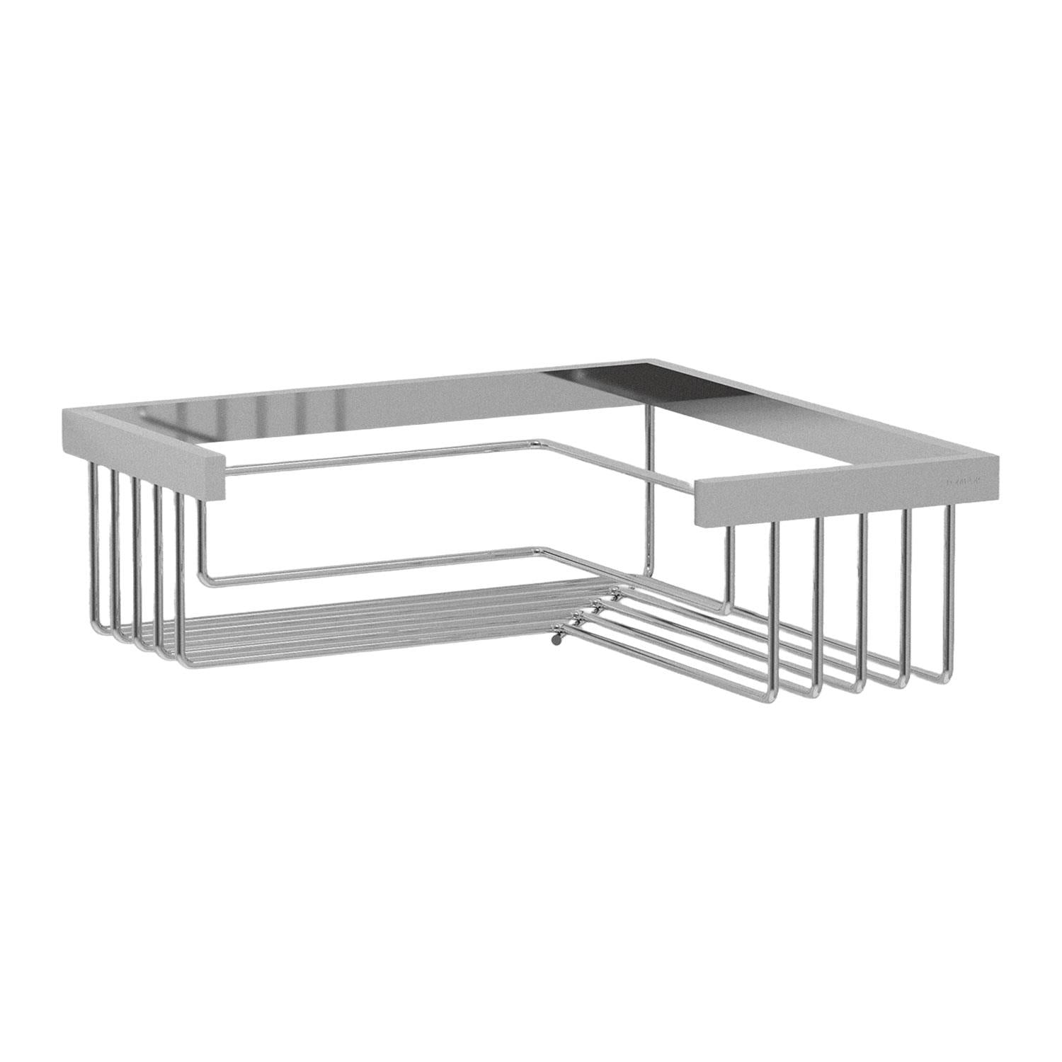 Corner Shower Caddy, 25cm, Chrome, Wall Mounted, Architect Collection