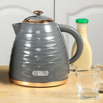 Electric Kettle, Fast Boil, 1.7l, 3kw, Swivel | Grey