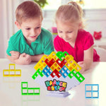 Dyzi Balance Tower Stacking Game 73 Piece Family Tabletop Toy Set